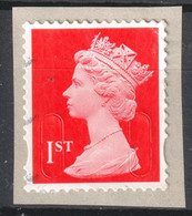 Queen Elizabeth II 2016 United Kingdom BRITAIN UK - Self Adhesive / Used But Still Adhesive - 1 St - Used Stamps