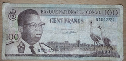 Banque Nationale Du Congo 100 Francs Années 60 - Andere - Afrika