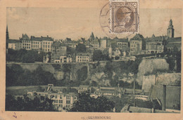 CARTE POSTALE. LUXEMBOURG. TRIER/LUXEMBURG BAHNPOST. 16 8 1920 - 1914-24 Maria-Adelaide