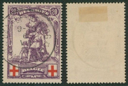 Croix-rouge - N°128 Obl Relais "Baarle-Hertog / Barle-le-Duc" - 1914-1915 Rode Kruis