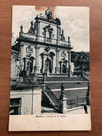 MODICA ( RAGUSA ) CHIESA DI S. PIETRO 1930 ANNULLO FRAZIONARIO ALTAVILLA MILICIA - Modica