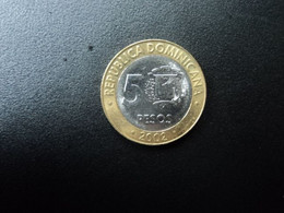 RÉPUBLIQUE DOMINICAINE : 5 PESOS  2002    KM 88       NON CIRCULÉE * - Dominikanische Rep.