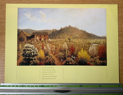 Australia 1990 - John Glover Painting $20, Stamp-card Souvenir, Art Gallery Adelaide, Gardens, Australian Post Print - Groenten