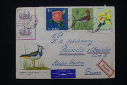 POLOGNE - Enveloppe En Exprès De Warszawa Pour Paris En 1965 - L 116142 - Covers & Documents