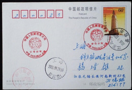 CHINA CHINE  CINA STAMPED  POSTCARD WITH SPECIAL POSTMARK - 84 - Oblitérés