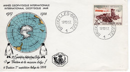 Belgio (1957) -  Spedizione Antartica FDC - 1951-1960