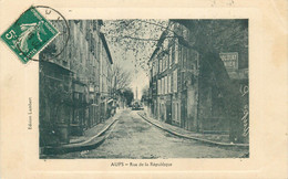 VAR  AUPS Rue De La République - Aups