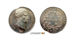 NAPOLÉON Ier 1 FRANC AN 13 A Paris FAUTE - 1 Franc