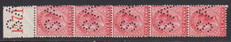 1906. SOUTH AUSTRALIA.  ONE PENNY VICTORIA With Perfin SA In Stripe Of 5 Never Hinged.... (MICHEL 108 Perfin) - JF516656 - Mint Stamps