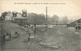 53 - MAYENNE - LE GENEST - Mines De La Lucette - Les Puits Et L'usine (10093) - Le Genest Saint Isle