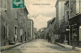 Bourg St Andéol * La Route Nationale * Coiffeur * Café Du Globe * Hôtel Des Voyageurs - Bourg-Saint-Andéol