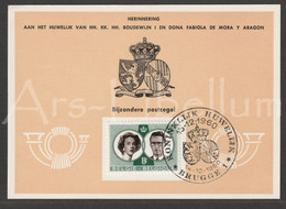 ROYALTY / België / Belgique / Herinnering Aan Het Huwelijk / Koning Boudewijn / Reine Fabiola / 1960 - 1951-1960