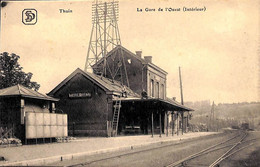 Thuin - La Gare De L'Ouest (Edit. SD) - Thuin