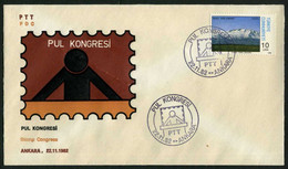 Türkiye 1982 Stamp Congress, Special Cover - Lettres & Documents