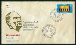 Türkiye 1982 Teachers Day | Child, Hands, Special Cover - Briefe U. Dokumente