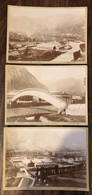 St Jean De Maurienne * Usine Des Plans * 3 Grandes Photos Albuminées 1910 * Usine - Saint Jean De Maurienne