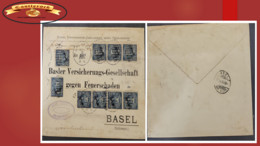 O) 1900 PORTO RICO, US  ADMINISTRATION,  TRANSATLANTIC MAIL AND SPAR, ULYSSES S. GRANT . BASEL CANCELLATION, MULTIPLE ST - Porto Rico