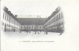 CPA Reproduction : Compiègne : Caserne D'Infanterie Cour Principale -  Collection "Cartes D'Autrefois" - Compiegne