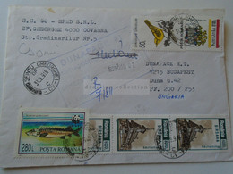 D188404    Romania    Cover - Cancel 1999 Sf. Gheorghe Sepsiszentgyörgy   Sent To  Budapest,  Hungary - Cartas & Documentos