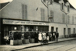 Châtillon Sous Bagneux * Débit De Tabac Tabacs TABAC Café Du Centre , Rue Du Ponceau * Moto Motos Motocyclette Marque ? - Châtillon