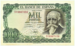 ESPAÑA - 1000 Pesetas - 17.09.1971 ( 1974 ) - Pick 154 - Serie 5Y - José Echegaray - 1.000 - 1000 Peseten