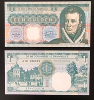 2019 Matej Gabris 1 Een Gulden Koning Willem I Der Nederlanden Netherlands Niederlande UNC SPECIMEN ESSAY Tirage Limité - Ficción & Especímenes