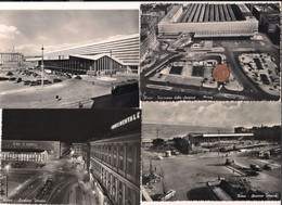 MM1608 Lazio ROMA Stazione Termini 4 Cartoline 1953-1962  Viaggiate - Stazione Termini