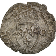 Monnaie, France, Henri IV, Douzain, 1593, Lyon, TB, Billon, Sombart:4412 - 1589-1610 Henri IV Le Vert-Galant