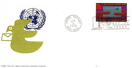 ( 10-36 )FDC UNITED NATIONS JAN 05 1972 - Oblitérés