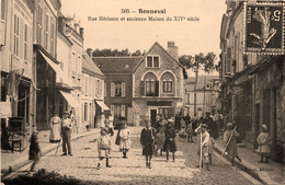 Bonneval * La Rue Hérisson * Enfants Villageois * Commerces Magasins - Bonneval