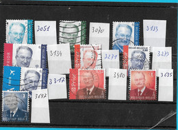 LOT De 10 Timbres° De Rois De 2002 à 2007. - 1993-2013 King Albert II (MVTM)