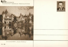 CDV 103 / 12 ** - 1951 ■ Postkarte - Dopisnice ■ Žinkovy (zámek) ■ Das Schloss Žinkovy - Sin Clasificación