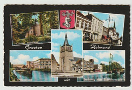 Postcard-ansichtkaart: Groeten Uit Helmond (NL) 1963 - Helmond