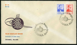 Türkiye 1983 Exhibition Of Islam Arts | Tughra, Special Cover - Lettres & Documents