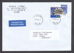 Poland - 09/2009, 3 Zl., Architektur, Letter Ordinary - Briefe U. Dokumente