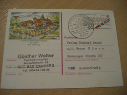 BAD CAMBERG 1983 Kneippheilbad Thermal Health Sante Cancel Rodenberg Postal Stationery Card GERMANY - Thermalisme