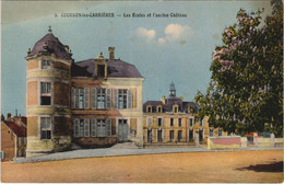 CPA COURSON-les-CARRIERES Les Ecoles Et L'Ancien Chateau (1198237) - Courson-les-Carrières