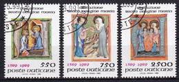 MiNr. 973 - 975  Vatikanstadt1989, 5. Mai. 600 Jahre Fest Mariä Heimsuchung - Einheitlich Gestempelt - Used Stamps