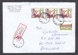 Poland - 21/2001, 6.70 Zl, Zodiac, Architektur, Letter Registred - Briefe U. Dokumente