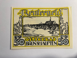 Allemagne Notgeld Brunshaupten 50 Pfennig - Sammlungen