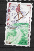 Timbres Oblitérés De Polynésie Française, N°87 YT, Coupe Du Monde De Ski Nautique, Saut - Usados