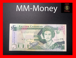East - Eastern Caribbean   5 $  1993   P. 26  *L*   "St. Lucia"     VF - East Carribeans