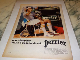 ANCIENNE PUBLICITE  POUR VIDAS ET   PERRIER 1981 - Other & Unclassified