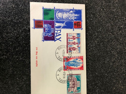 Belgie 1958 1086/88 PAX  FDC - 1951-1960