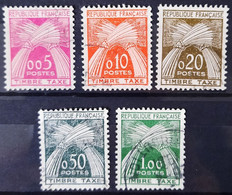 FRANCE -TAXE- N°90-91-92-93-94 - Oblitérés (o) - 1960-.... Gebraucht