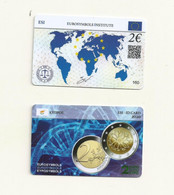 CARTE DE COLLECTION SANS PIECE CHYPRE EUROSYMBOLS INSTITUTE ESI ID CARD MILLESIME 2020. - Chipre