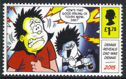 GB 2021 QE2 £1.70 Dennis & Gnasher Dennis Reveals Dad Umm SG 4538 ( J1478 ) - Neufs