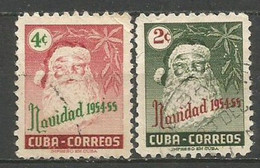 CUBA YVERT NUM. 417/418 SERIE COMPLETA USADA - Gebraucht