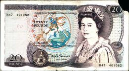 20141) REGNO UNITO ENGLISH TWENTY POUND BANK NOTES -banconota Non Trattata.vedi Foto- - 50 Pounds