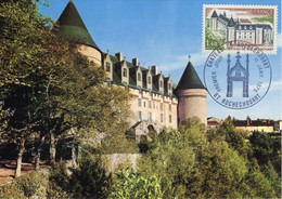 Carte Maximum - 1er Jour Château De ROCHECHOUART 1975 - 1970-1979
